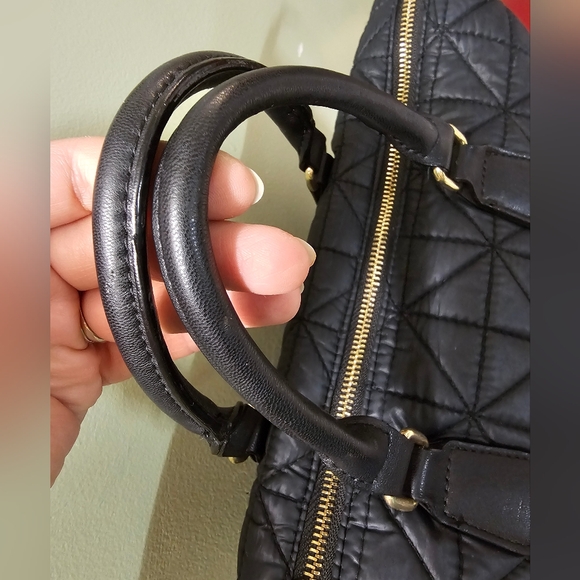 Juicy Couture Handbag Sachel Quilted Black EUC - Picture 5 of 16